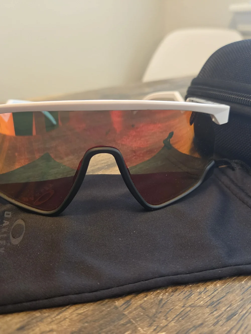 Oakley BXTR Matte Desert Tan/Prizm Ruby Sunglasses